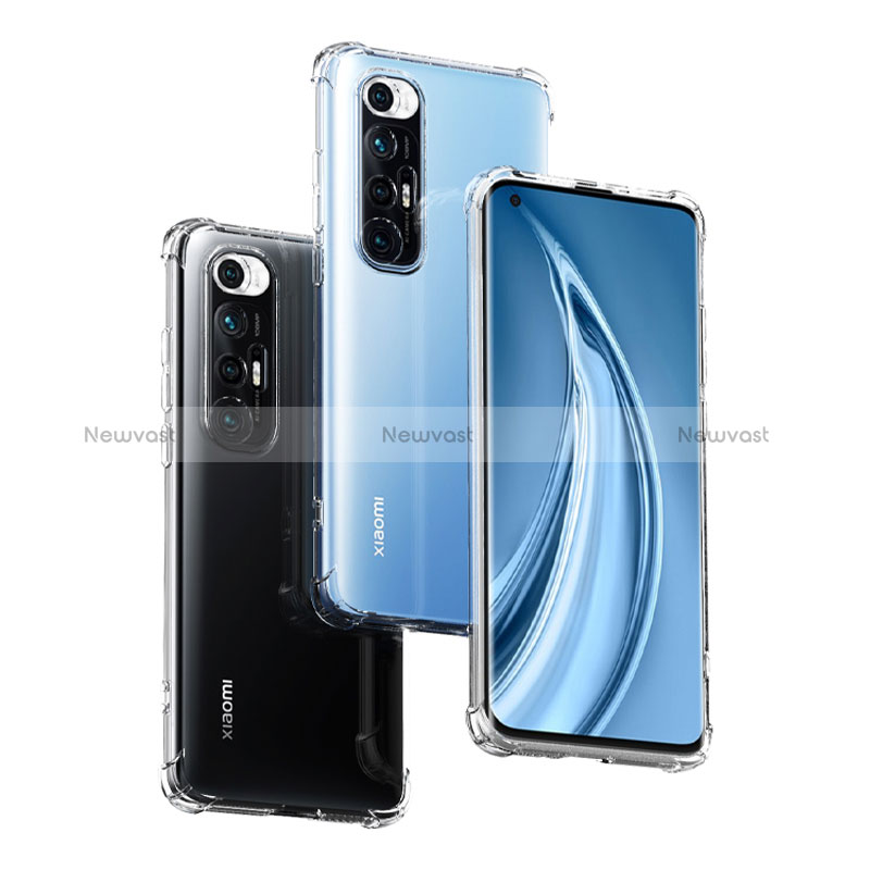 Ultra-thin Transparent TPU Soft Case T03 for Xiaomi Mi 10S 5G Clear