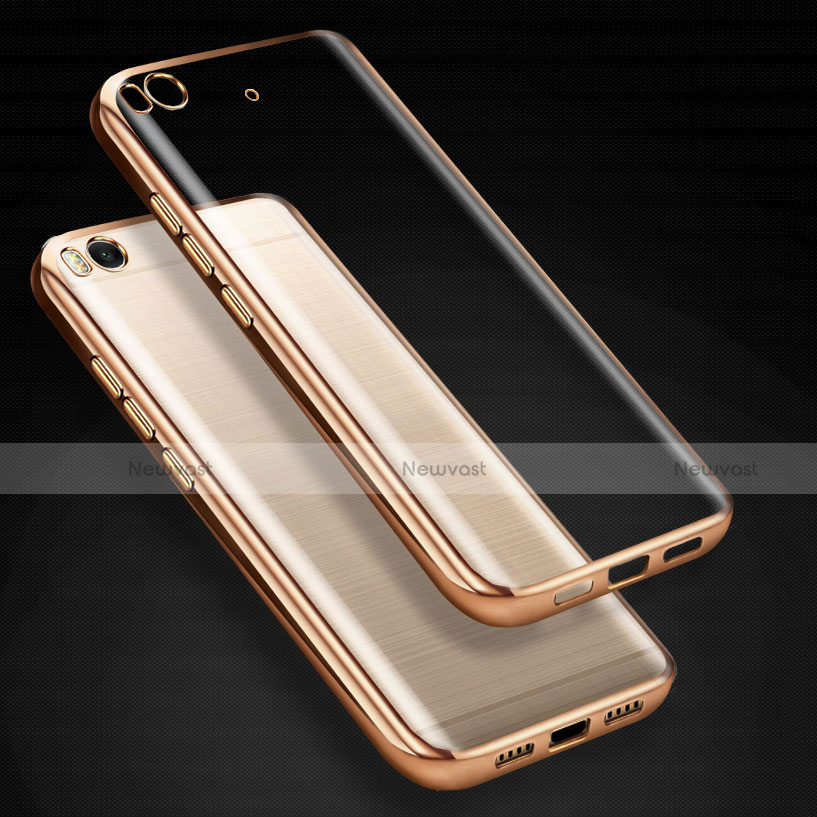 Ultra-thin Transparent TPU Soft Case T03 for Xiaomi Mi 5S 4G Gold