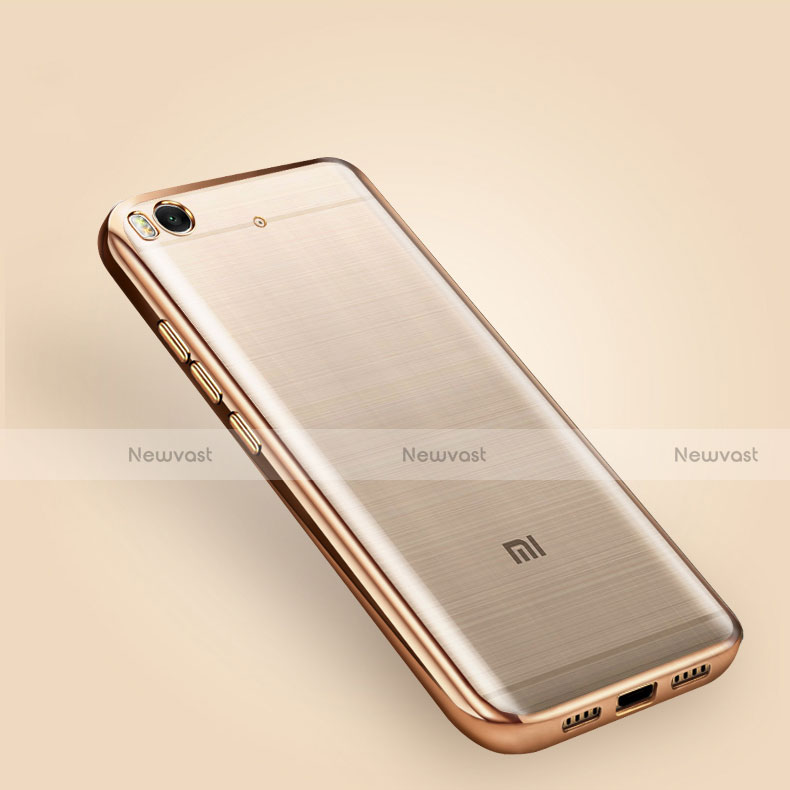 Ultra-thin Transparent TPU Soft Case T03 for Xiaomi Mi 5S Gold