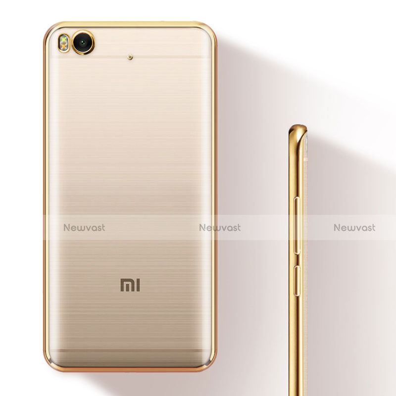 Ultra-thin Transparent TPU Soft Case T03 for Xiaomi Mi 5S Gold