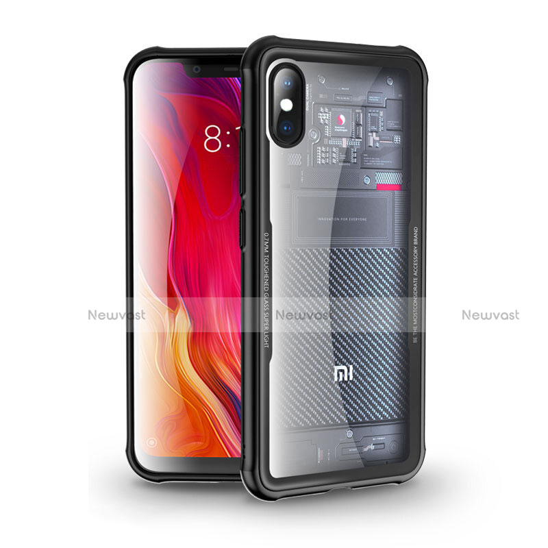 Ultra-thin Transparent TPU Soft Case T03 for Xiaomi Mi 8 Explorer Black