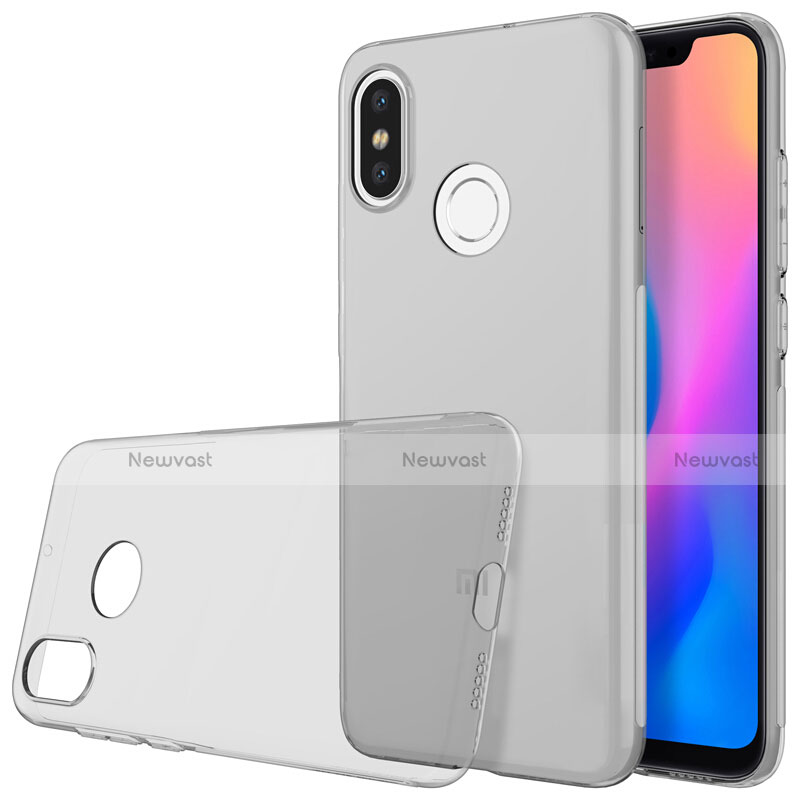 Ultra-thin Transparent TPU Soft Case T03 for Xiaomi Mi 8 Gray