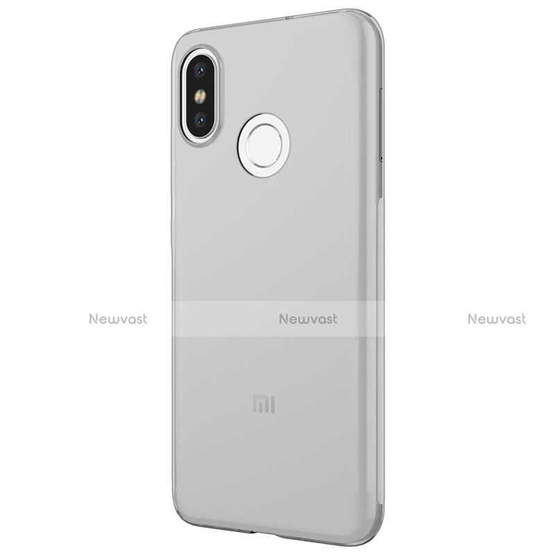 Ultra-thin Transparent TPU Soft Case T03 for Xiaomi Mi 8 Gray