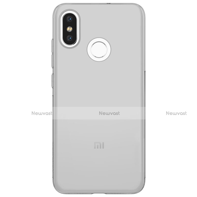 Ultra-thin Transparent TPU Soft Case T03 for Xiaomi Mi 8 Gray