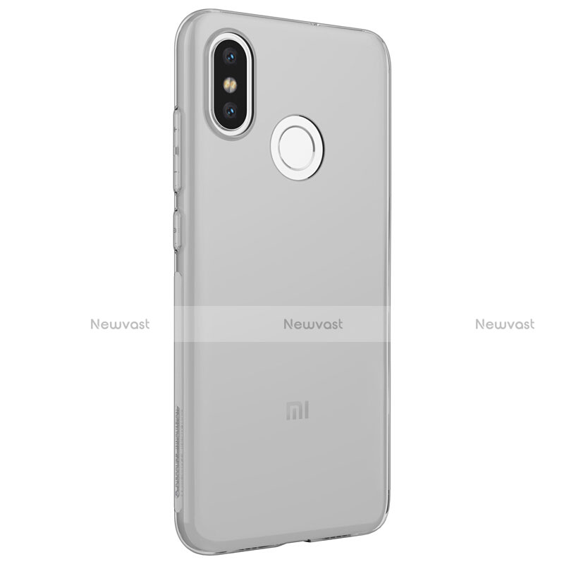 Ultra-thin Transparent TPU Soft Case T03 for Xiaomi Mi 8 Gray