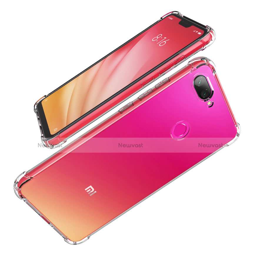 Ultra-thin Transparent TPU Soft Case T03 for Xiaomi Mi 8 Lite Clear