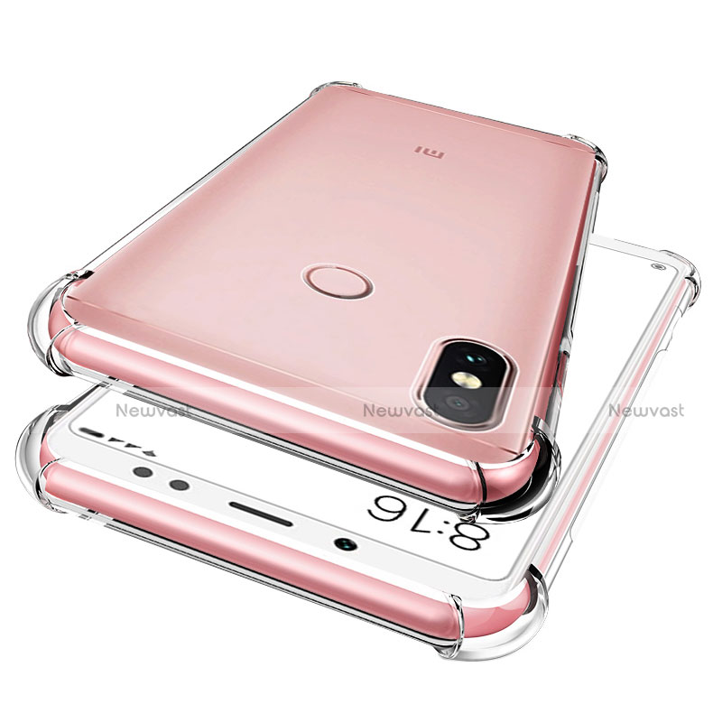 Ultra-thin Transparent TPU Soft Case T03 for Xiaomi Mi A2 Clear