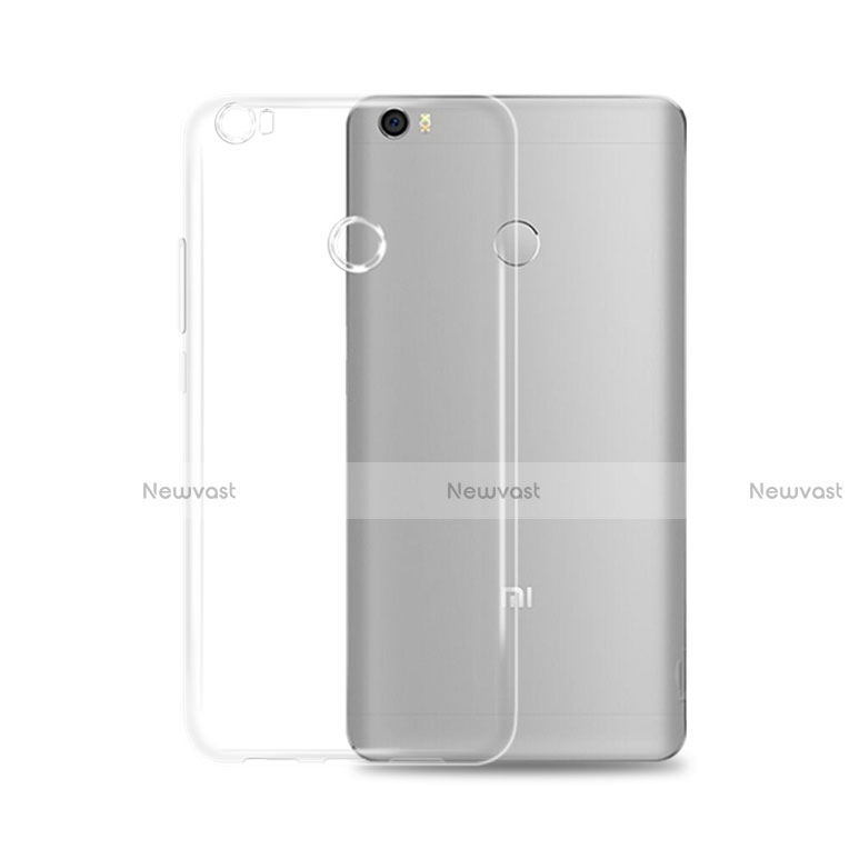 Ultra-thin Transparent TPU Soft Case T03 for Xiaomi Mi Max Clear