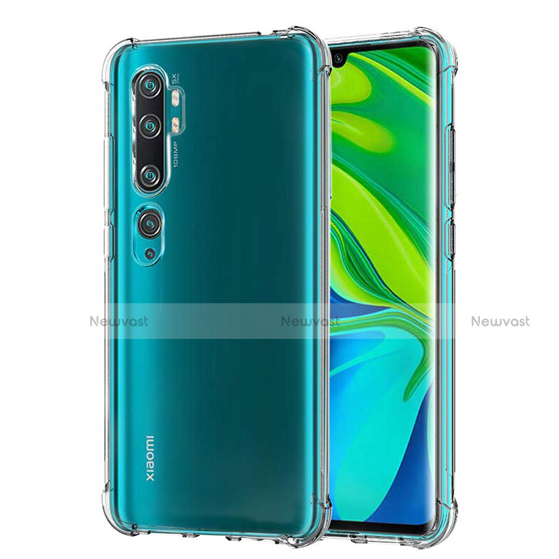 Ultra-thin Transparent TPU Soft Case T03 for Xiaomi Mi Note 10 Clear