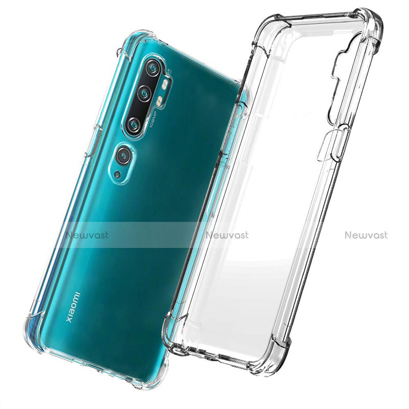 Ultra-thin Transparent TPU Soft Case T03 for Xiaomi Mi Note 10 Clear