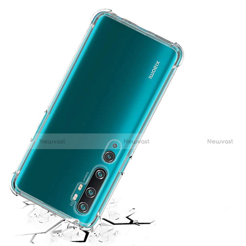 Ultra-thin Transparent TPU Soft Case T03 for Xiaomi Mi Note 10 Clear