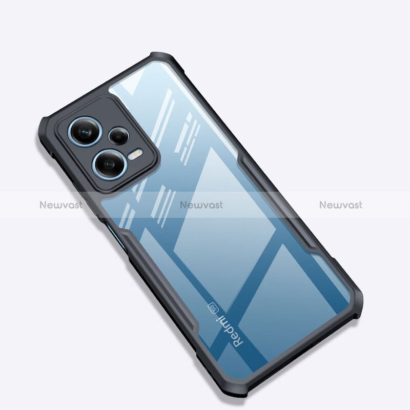 Ultra-thin Transparent TPU Soft Case T03 for Xiaomi Poco X5 5G Black