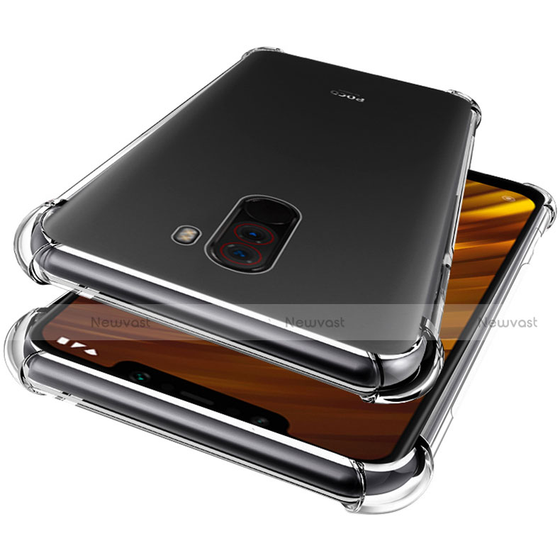 Ultra-thin Transparent TPU Soft Case T03 for Xiaomi Pocophone F1 Clear