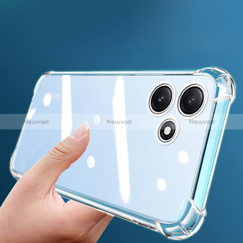 Ultra-thin Transparent TPU Soft Case T03 for Xiaomi Redmi 12 5G Clear