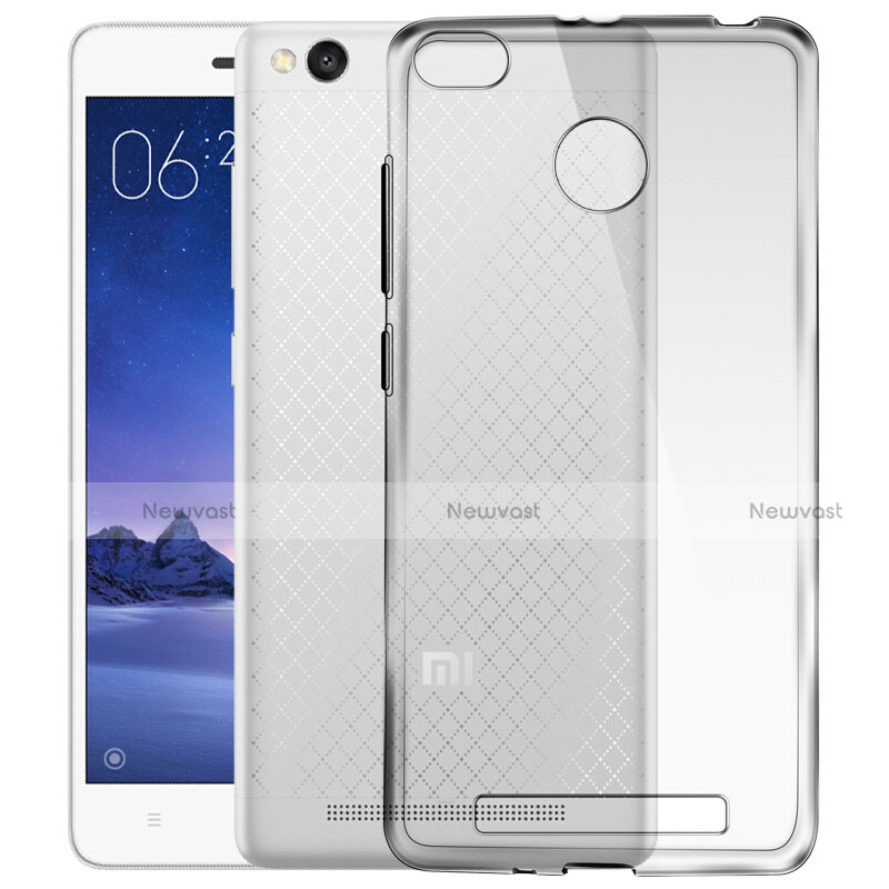 Ultra-thin Transparent TPU Soft Case T03 for Xiaomi Redmi 3X Clear