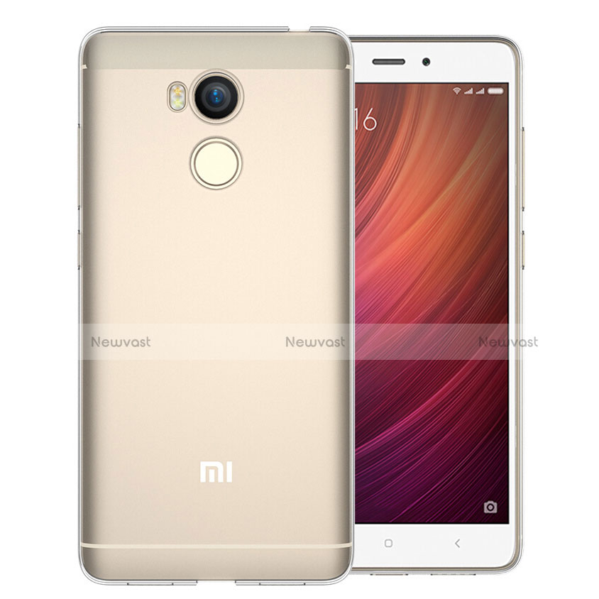 Ultra-thin Transparent TPU Soft Case T03 for Xiaomi Redmi 4 Prime High Edition Clear