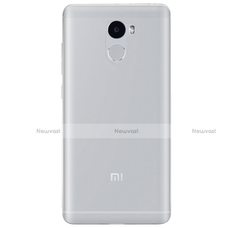 Ultra-thin Transparent TPU Soft Case T03 for Xiaomi Redmi 4 Standard Edition Clear