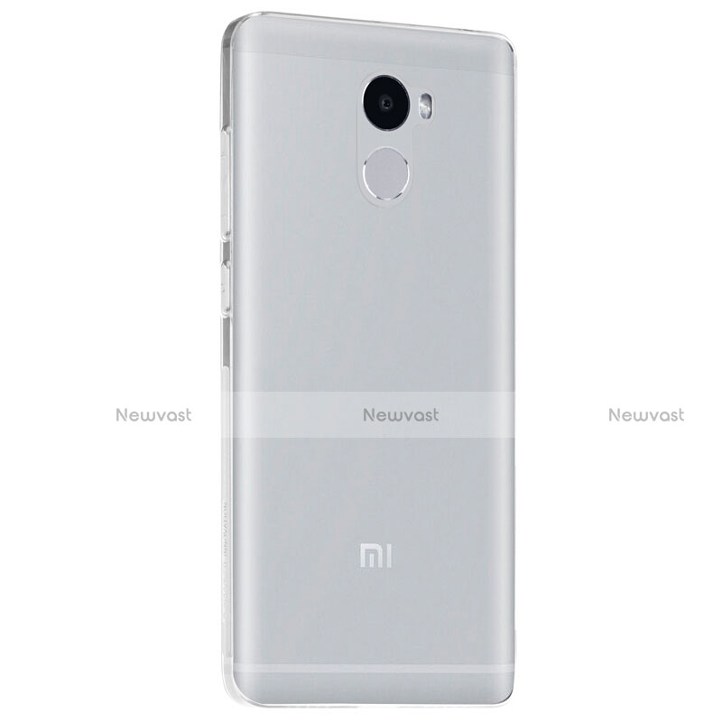 Ultra-thin Transparent TPU Soft Case T03 for Xiaomi Redmi 4 Standard Edition Clear