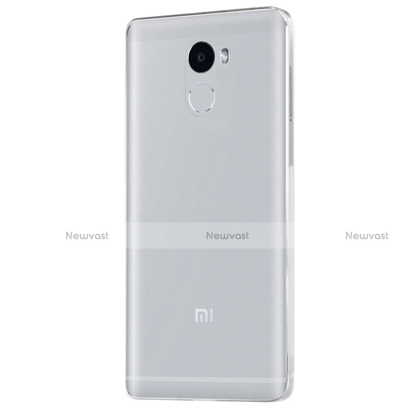 Ultra-thin Transparent TPU Soft Case T03 for Xiaomi Redmi 4 Standard Edition Clear