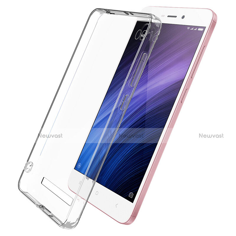 Ultra-thin Transparent TPU Soft Case T03 for Xiaomi Redmi 4A Clear