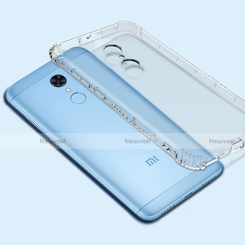 Ultra-thin Transparent TPU Soft Case T03 for Xiaomi Redmi 5 Plus Clear