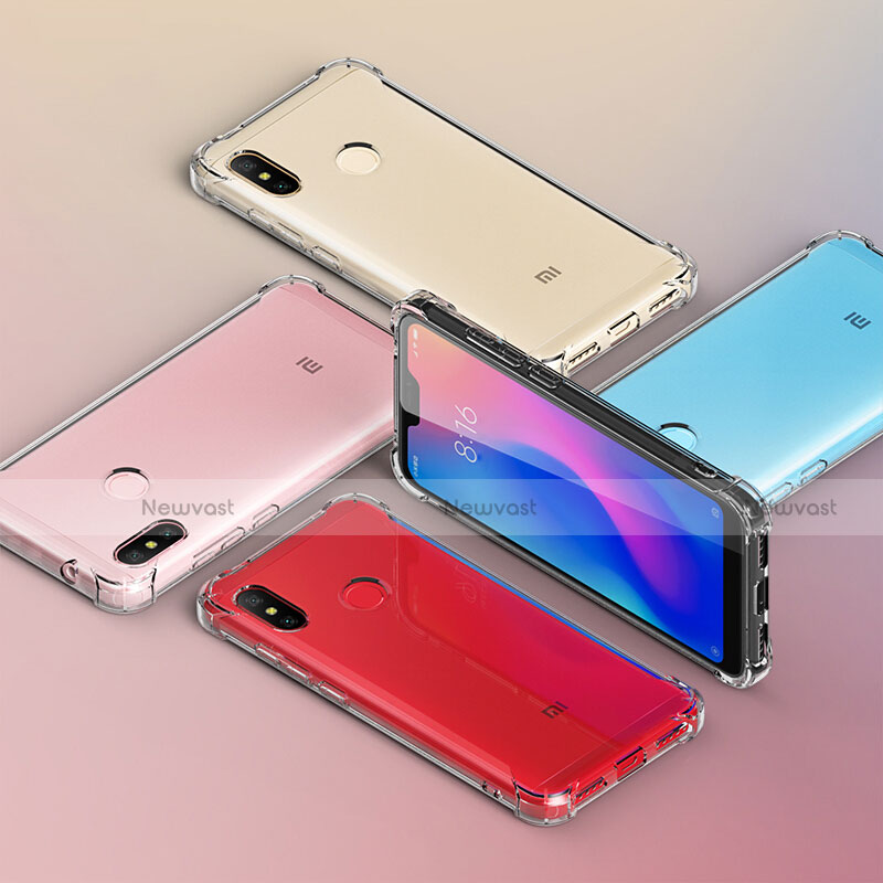 Ultra-thin Transparent TPU Soft Case T03 for Xiaomi Redmi 6 Pro Clear