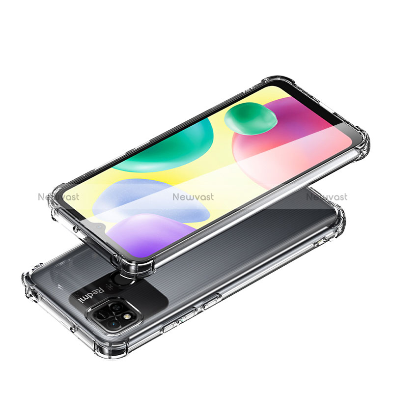 Ultra-thin Transparent TPU Soft Case T03 for Xiaomi Redmi 9 Activ Clear