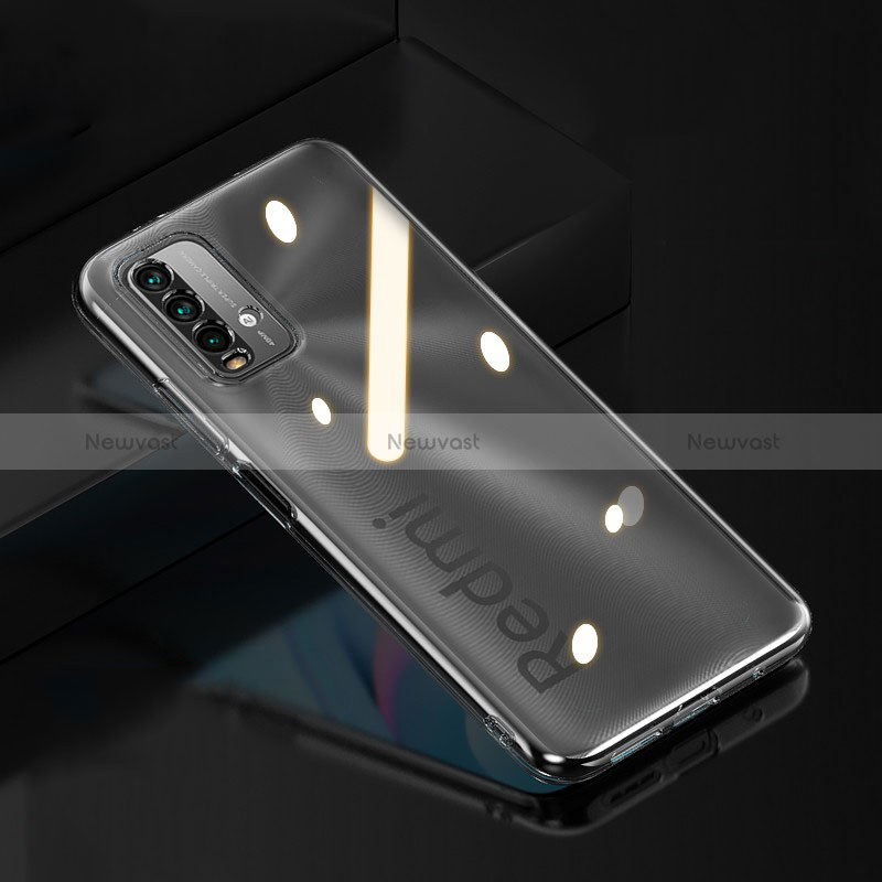 Ultra-thin Transparent TPU Soft Case T03 for Xiaomi Redmi 9 Power Clear