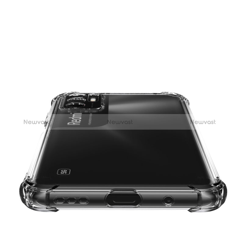 Ultra-thin Transparent TPU Soft Case T03 for Xiaomi Redmi Note 10 5G Clear