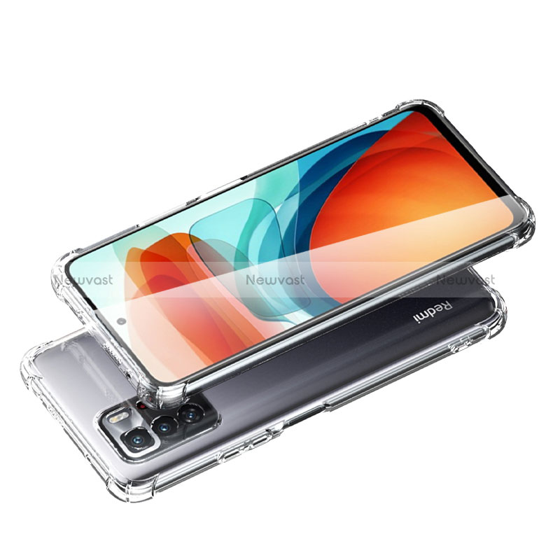 Ultra-thin Transparent TPU Soft Case T03 for Xiaomi Redmi Note 10 Pro 5G Clear
