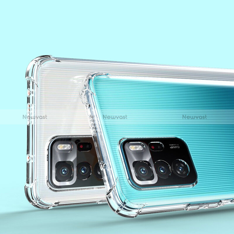 Ultra-thin Transparent TPU Soft Case T03 for Xiaomi Redmi Note 10 Pro 5G Clear