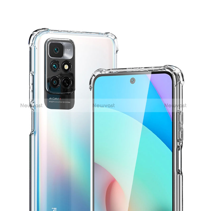 Ultra-thin Transparent TPU Soft Case T03 for Xiaomi Redmi Note 11 4G (2021) Clear