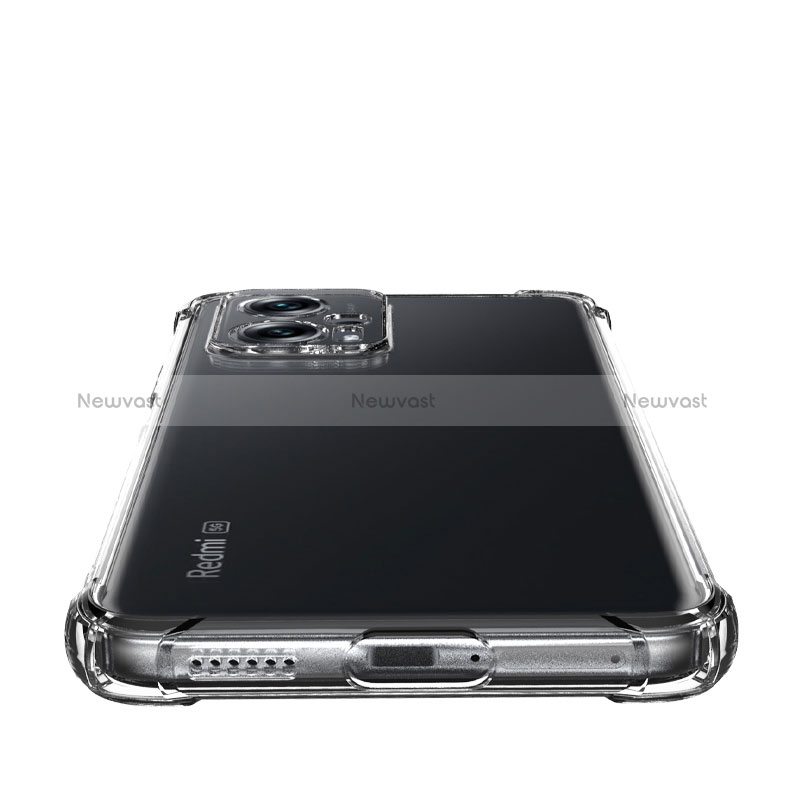 Ultra-thin Transparent TPU Soft Case T03 for Xiaomi Redmi Note 11T Pro 5G Clear