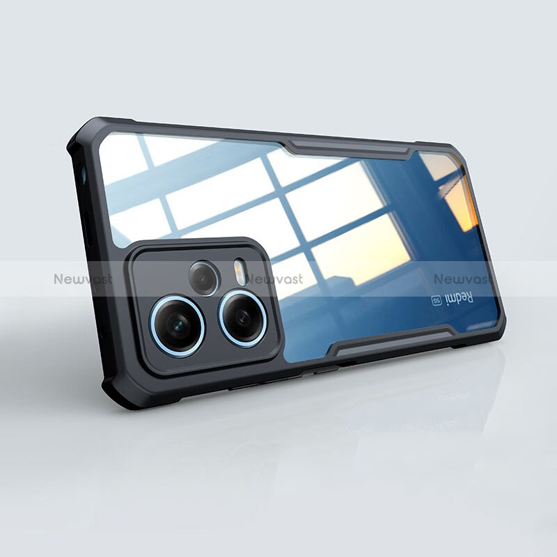 Ultra-thin Transparent TPU Soft Case T03 for Xiaomi Redmi Note 12 Pro+ Plus 5G Black