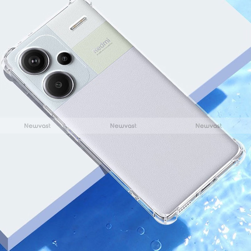 Ultra-thin Transparent TPU Soft Case T03 for Xiaomi Redmi Note 13 Pro+ Plus 5G Clear