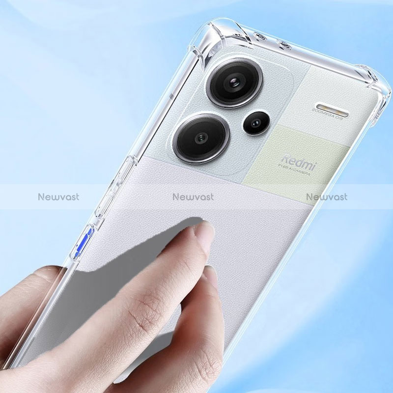 Ultra-thin Transparent TPU Soft Case T03 for Xiaomi Redmi Note 13 Pro+ Plus 5G Clear