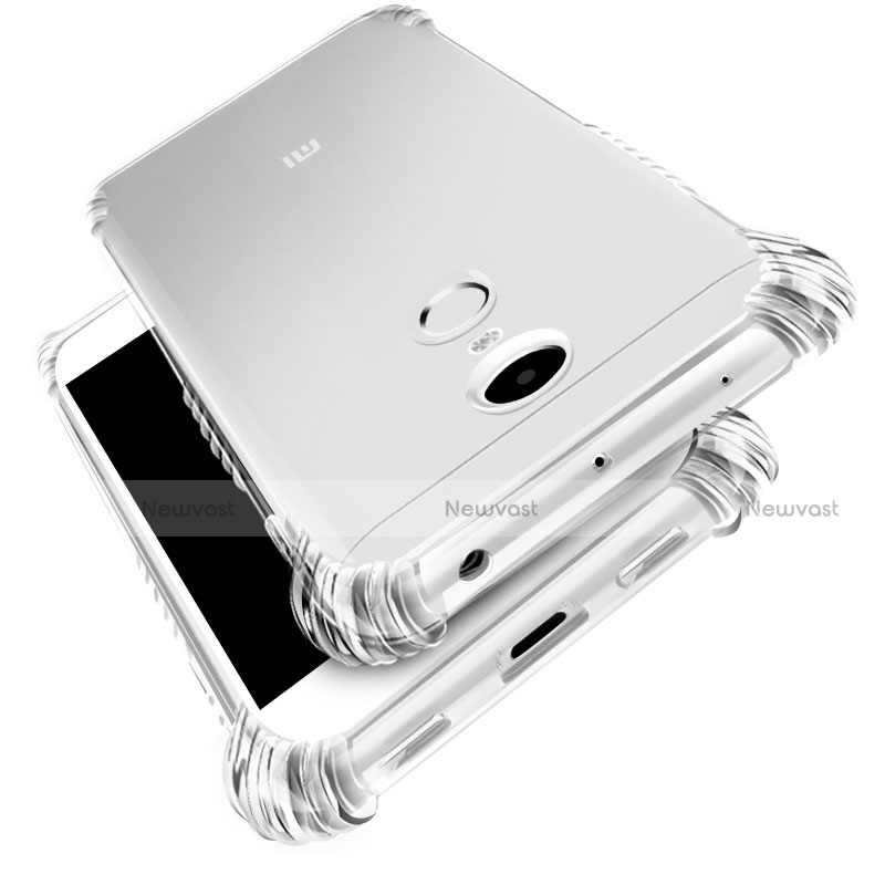 Ultra-thin Transparent TPU Soft Case T03 for Xiaomi Redmi Note 4 Clear