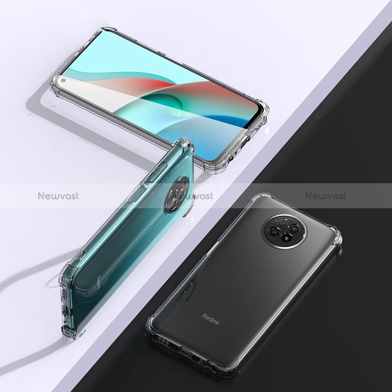 Ultra-thin Transparent TPU Soft Case T03 for Xiaomi Redmi Note 9 5G Clear