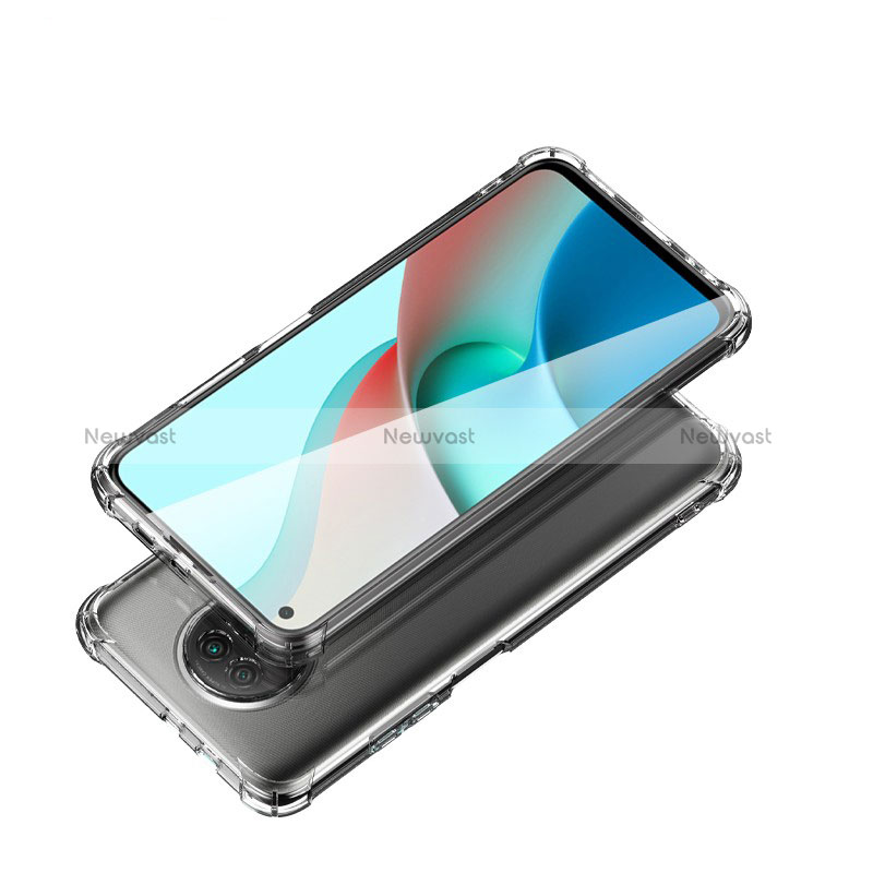 Ultra-thin Transparent TPU Soft Case T03 for Xiaomi Redmi Note 9 5G Clear