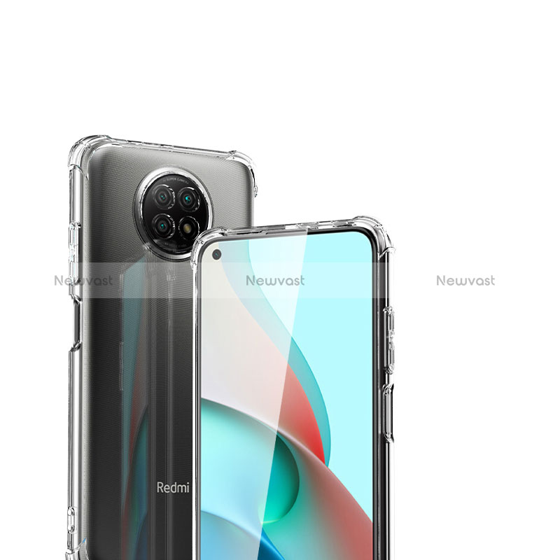 Ultra-thin Transparent TPU Soft Case T03 for Xiaomi Redmi Note 9T 5G Clear