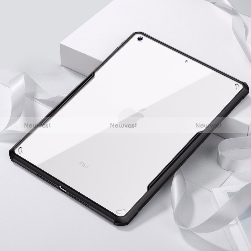 Ultra-thin Transparent TPU Soft Case T04 for Apple iPad 10.2 (2019) Black