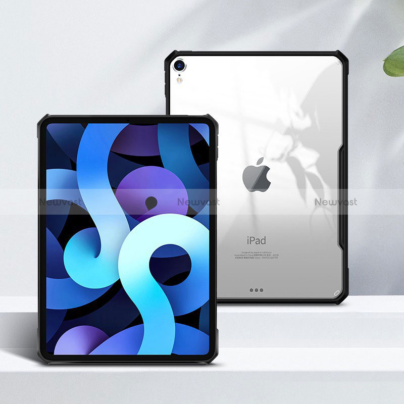 Ultra-thin Transparent TPU Soft Case T04 for Apple iPad Air 5 10.9 (2022) Black