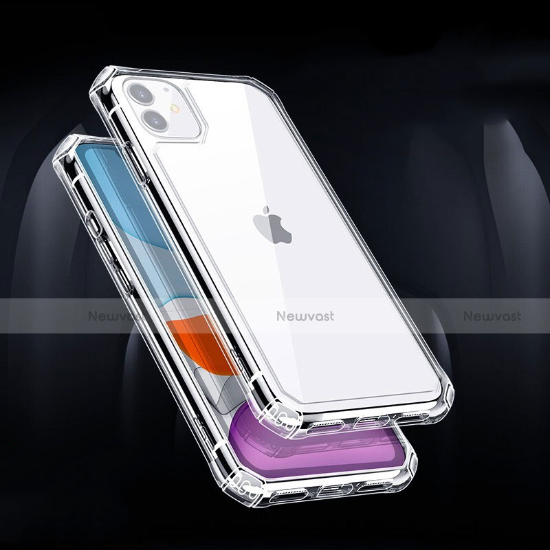 Ultra-thin Transparent TPU Soft Case T04 for Apple iPhone 11 Clear