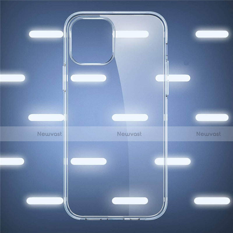 Ultra-thin Transparent TPU Soft Case T04 for Apple iPhone 12 Mini Clear