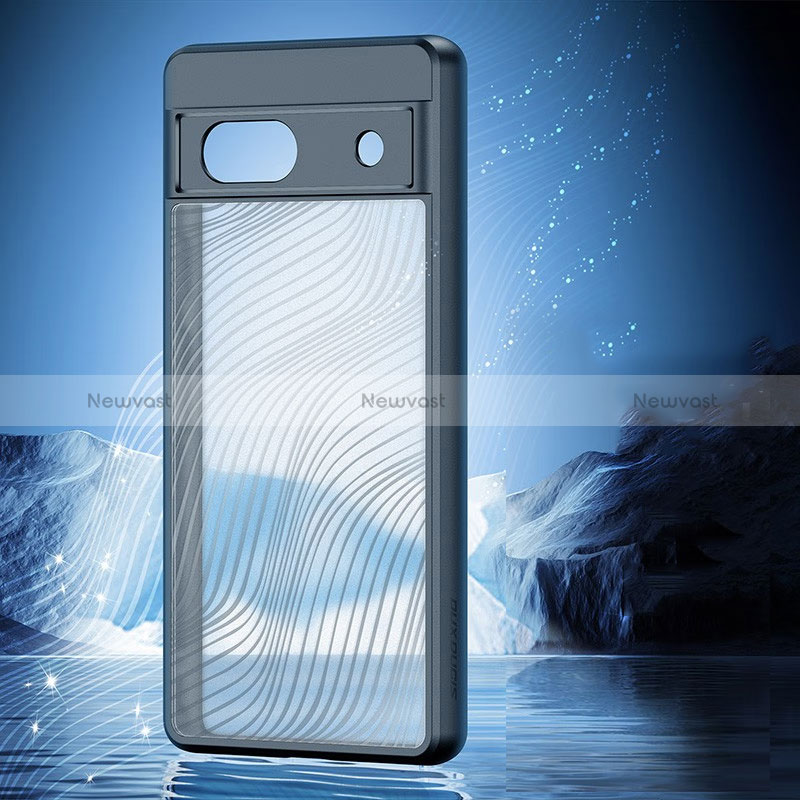 Ultra-thin Transparent TPU Soft Case T04 for Google Pixel 7a 5G Black