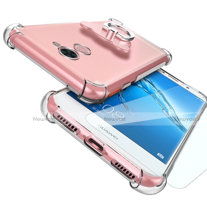 Ultra-thin Transparent TPU Soft Case T04 for Huawei Enjoy 7 Plus Clear