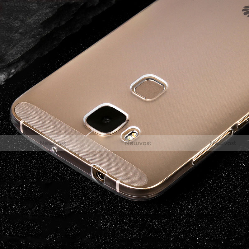 Ultra-thin Transparent TPU Soft Case T04 for Huawei G7 Plus Clear