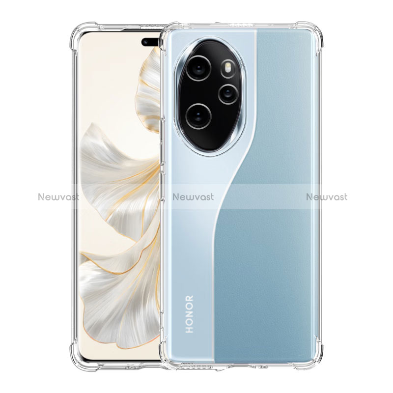 Ultra-thin Transparent TPU Soft Case T04 for Huawei Honor 100 Pro 5G Clear