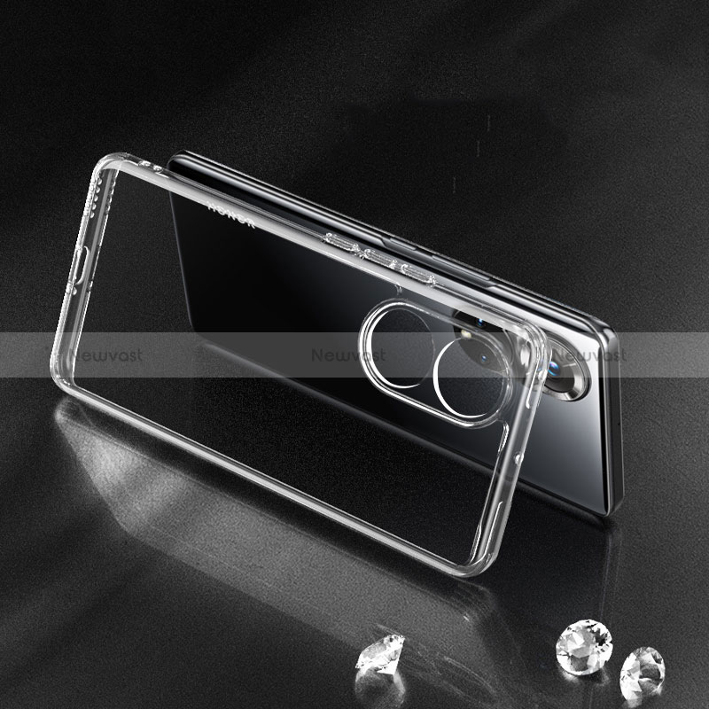 Ultra-thin Transparent TPU Soft Case T04 for Huawei Honor 50 5G Clear