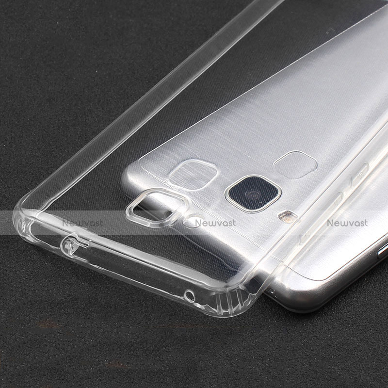 Ultra-thin Transparent TPU Soft Case T04 for Huawei Honor 5C Clear